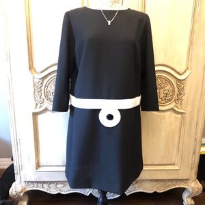 Pierre Cardin Runway Couture Custom Black Dress